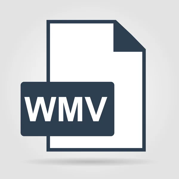 Wmv icono del archivo — Archivo Imágenes Vectoriales