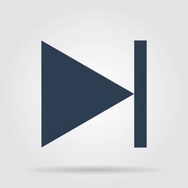 parlak çoklu ortam simgesini sonraki parçaya