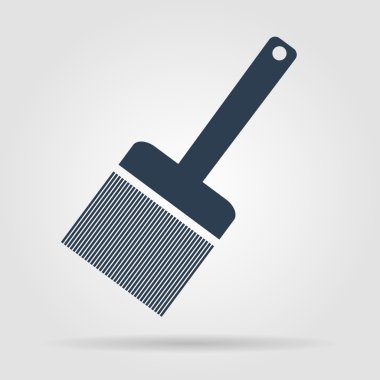 boya fırça simgesini - vektör