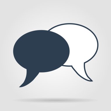 konuşma balonları simgesi.