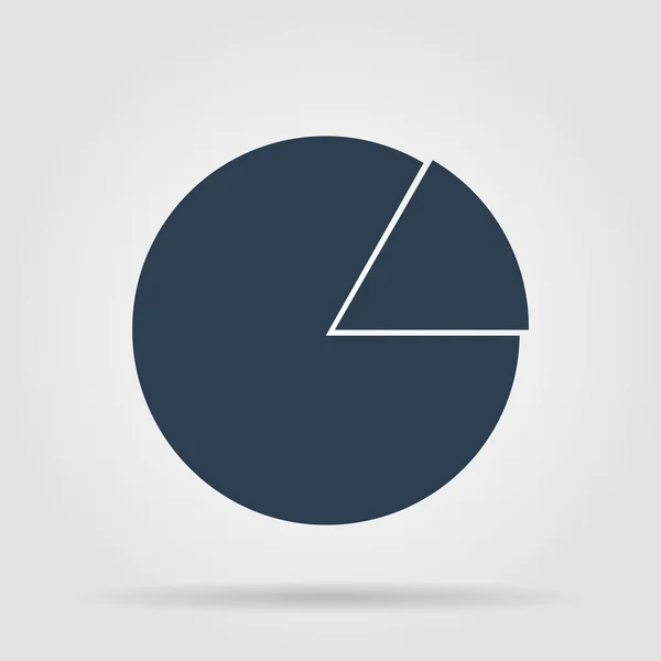 Icono web de diagrama circular — Vector de stock