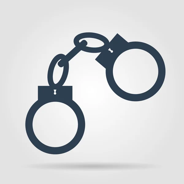 Иконка наручников — стоковый вектор