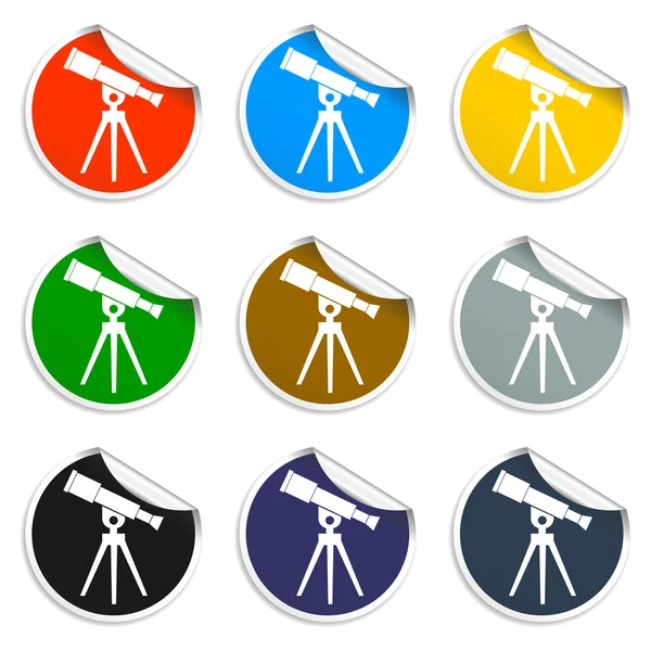 Telescope icon — Stock Vector