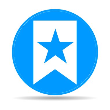 Vektör Web Yer İmleri Kurdelesi Simgesi