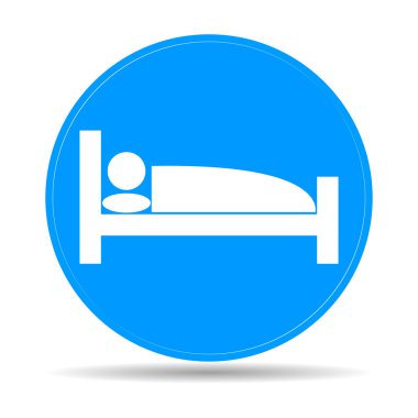 gri arka plan üzerinde uyku simgesi