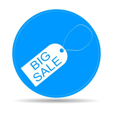 Etiket simgesi, vektör illüstrasyonu. düz tasarım biçimi