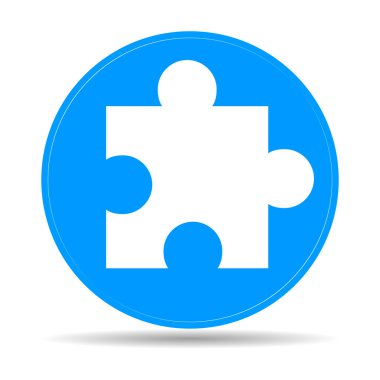 puzzle Internet düğme orijinal vektör çizim simgesini
