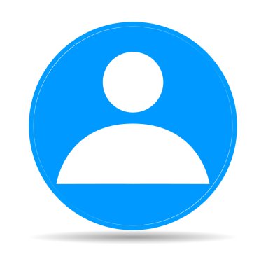 Uzun düz gölge simgesi işadamı