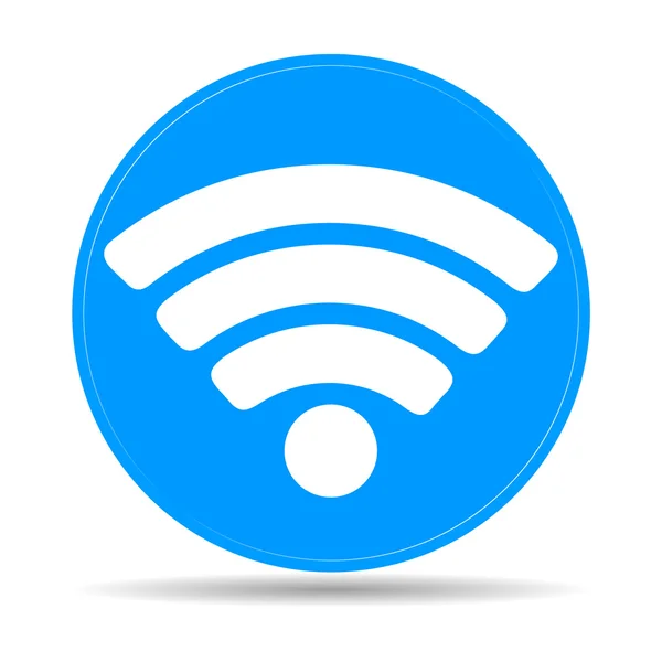 Vector wi-fi netwerkpictogram — Stockvector