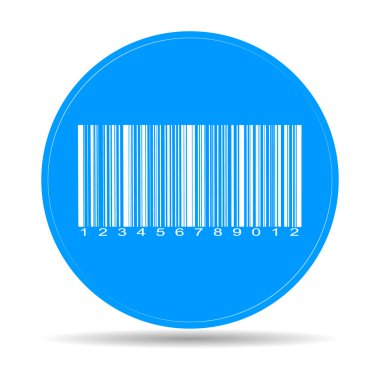 Barkod simgesi, vektör çizimi