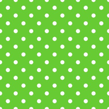Dikişsiz yeşil polka dot arka plan deseni