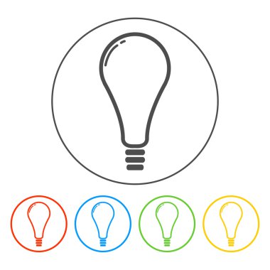 vektör ampul simgesi