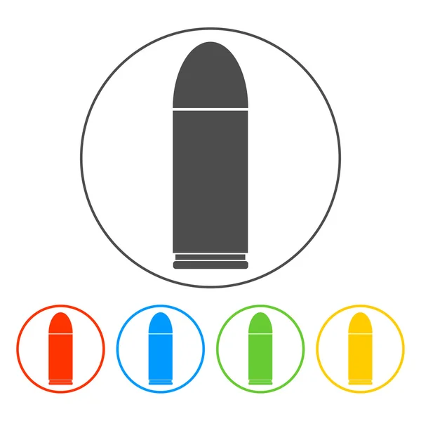Bullet icon, set — Stock Vector