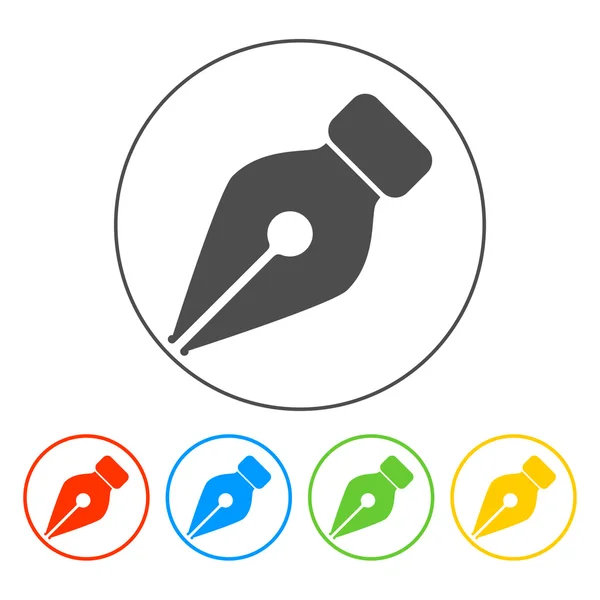 Ink pen Icon — Stock Vector