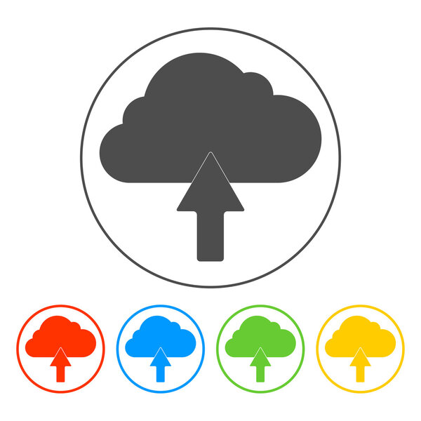 cloud icon, vector illustration. 