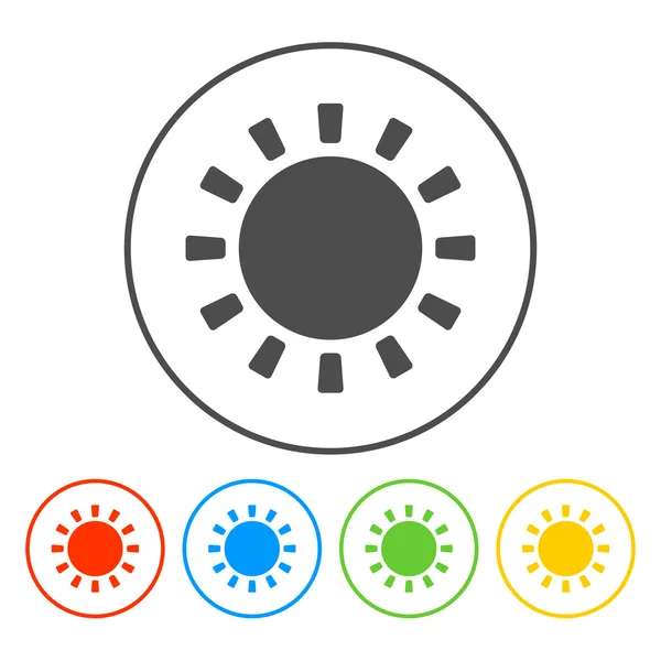 Pictogram sun — Stockvector