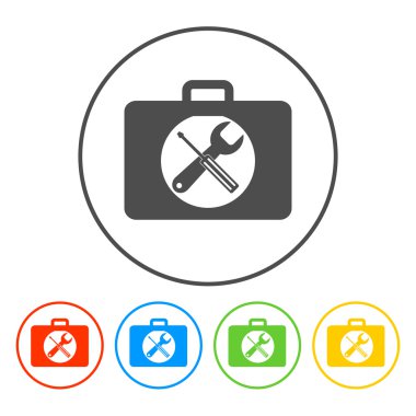 Araç kutusu vektör simgesi