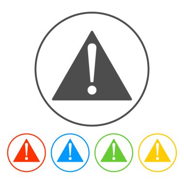 ünlem işareti simgesi olan vektör dikkat işareti