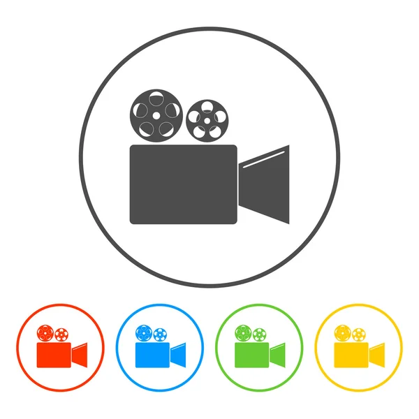 Cinema camera icon — Stock Vector