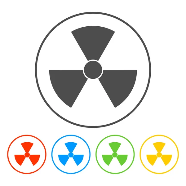 Símbolo de radiação —  Vetores de Stock