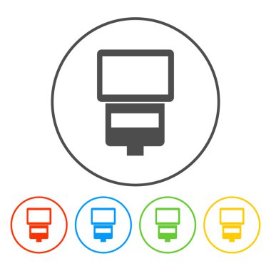 izole kamera flaş vektör