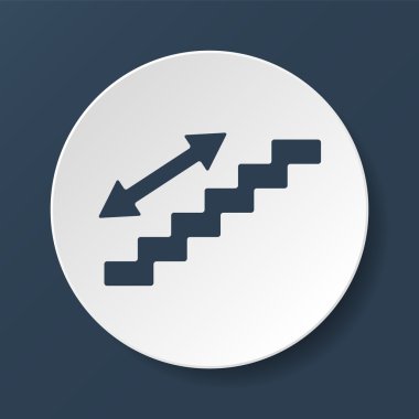 mavi arka plan merdiven sembolü