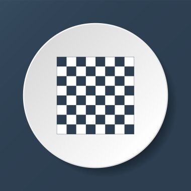 ahşap satranç tahtası. üstten düz görünüm