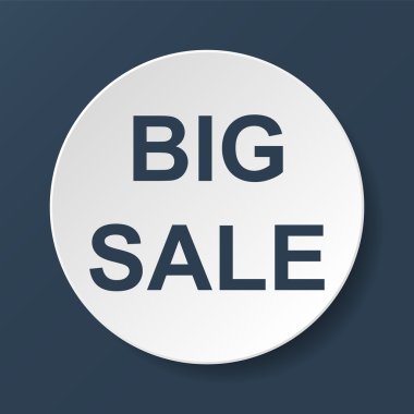 büyük satış çanta işareti simgesi. Özel Fırsat sembolü