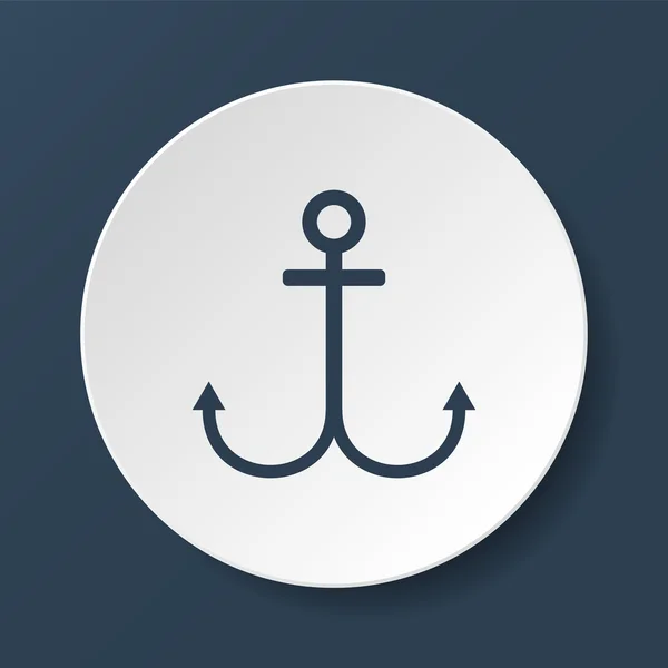 Anchor symbol — Stock Vector