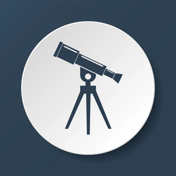 Телескоп значок — стоковий вектор