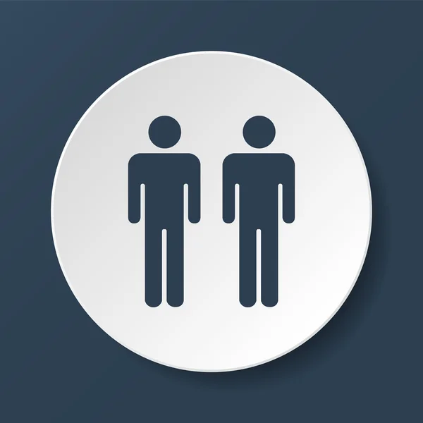 Icône de couple — Image vectorielle