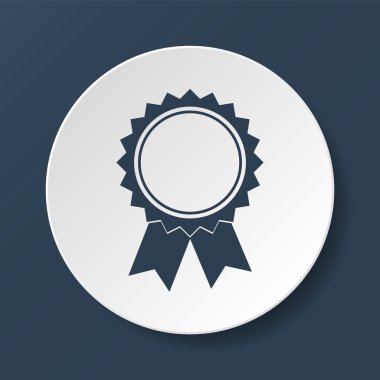 vektör madalyon simgesi