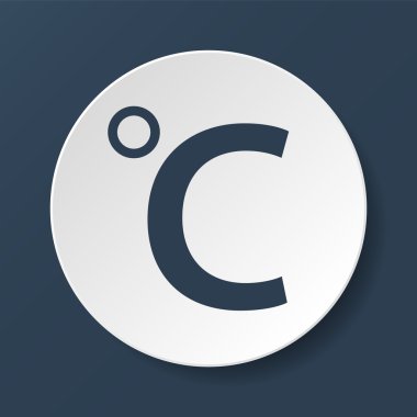 Celsius vektör simgesi