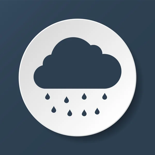 Cloud rain icon — Stock Vector