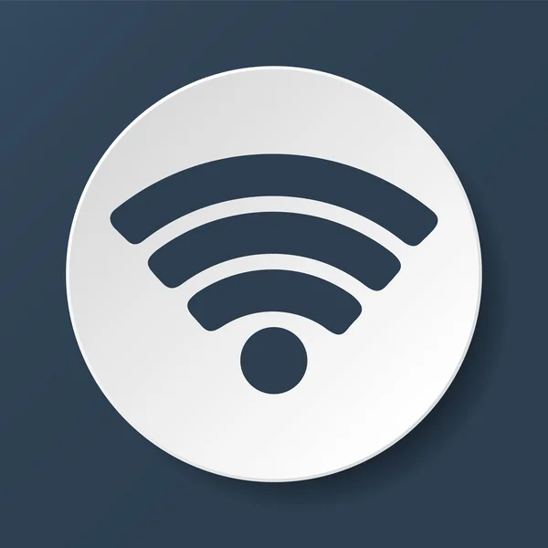 Wi-fi δίκτυο εικονίδιο του φορέα — Διανυσματικό Αρχείο