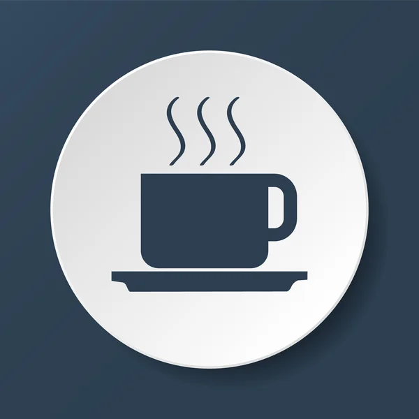 Coffe vektor illustration. platt designerstil — Stock vektor