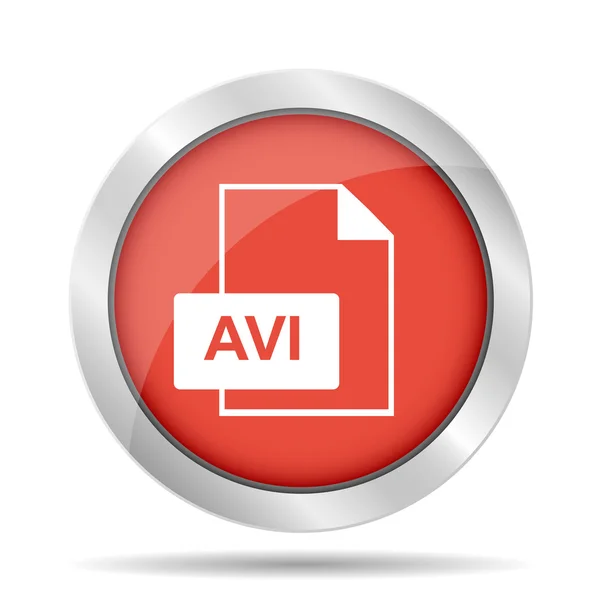 Ikona pliku AVI — Wektor stockowy