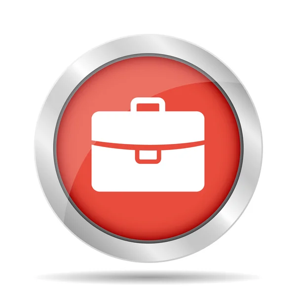 Briefcase icon, vector illustration. Flat design style — Stock Vector