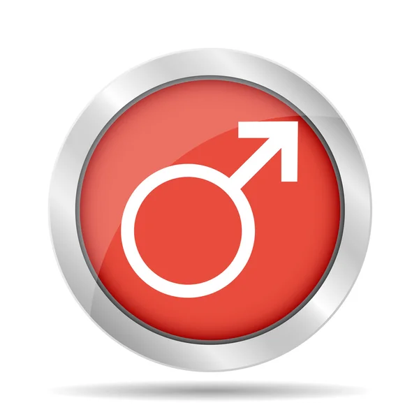 Male sign icon. — Stock Vector