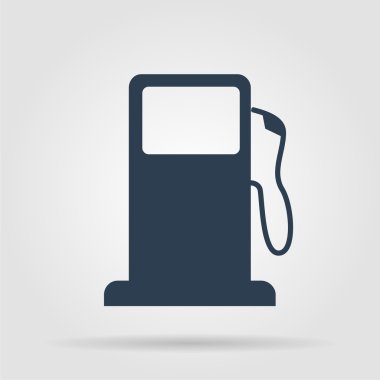 Gasoline pump nozzle sign. Gas station icon.  clipart