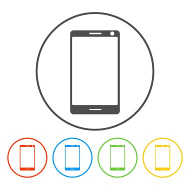 Smartphone Simgesi, vektör illüstrasyonu