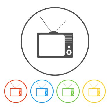 televizyon vektör simgesi