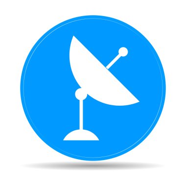 Vector satellite dish icon vector Vector satellite dish icon vector