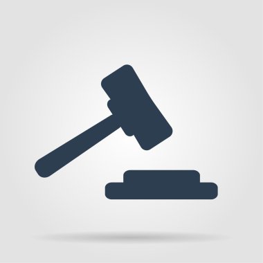 açık artırma web simgesi. vektör tasarımı