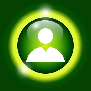 Uzun düz gölge simgesi işadamı