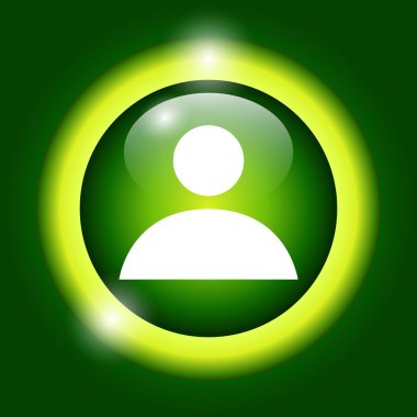 Uzun düz gölge simgesi işadamı