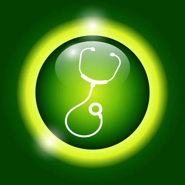 Медицинский дизайн на зеленом фоне — стоковый вектор