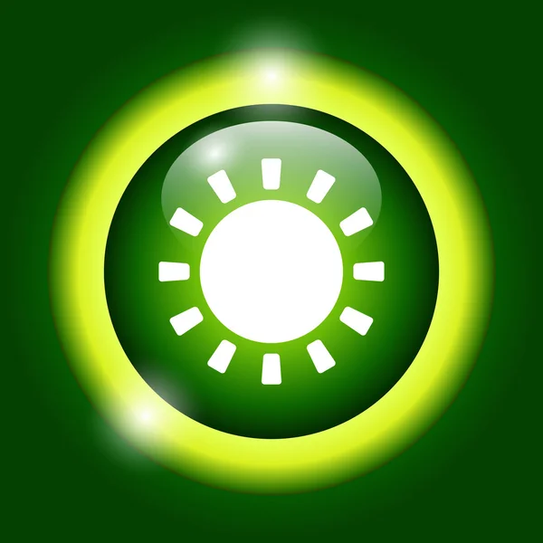 Pictogram sun — Stockvector