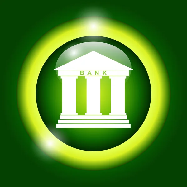 Банк значок — стоковий вектор