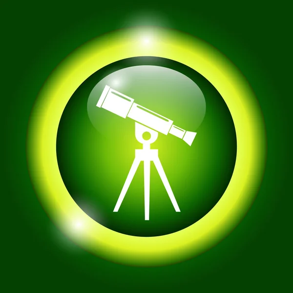 Teleskop-ikonen — Stock vektor